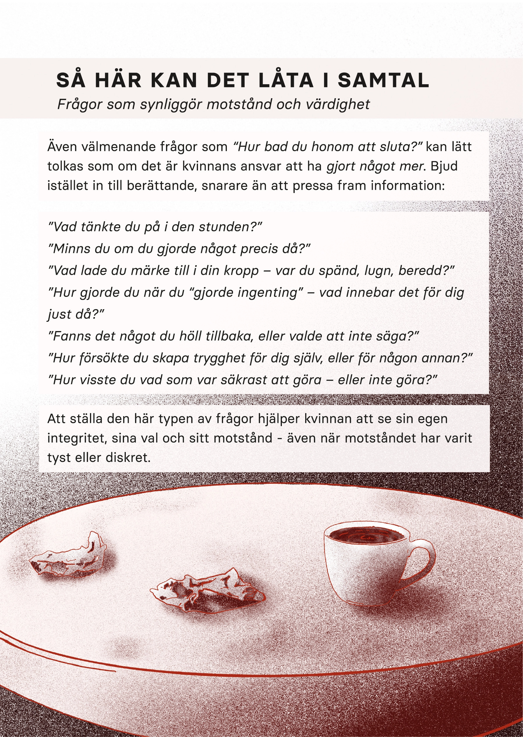 Så här kan det låta i samtal