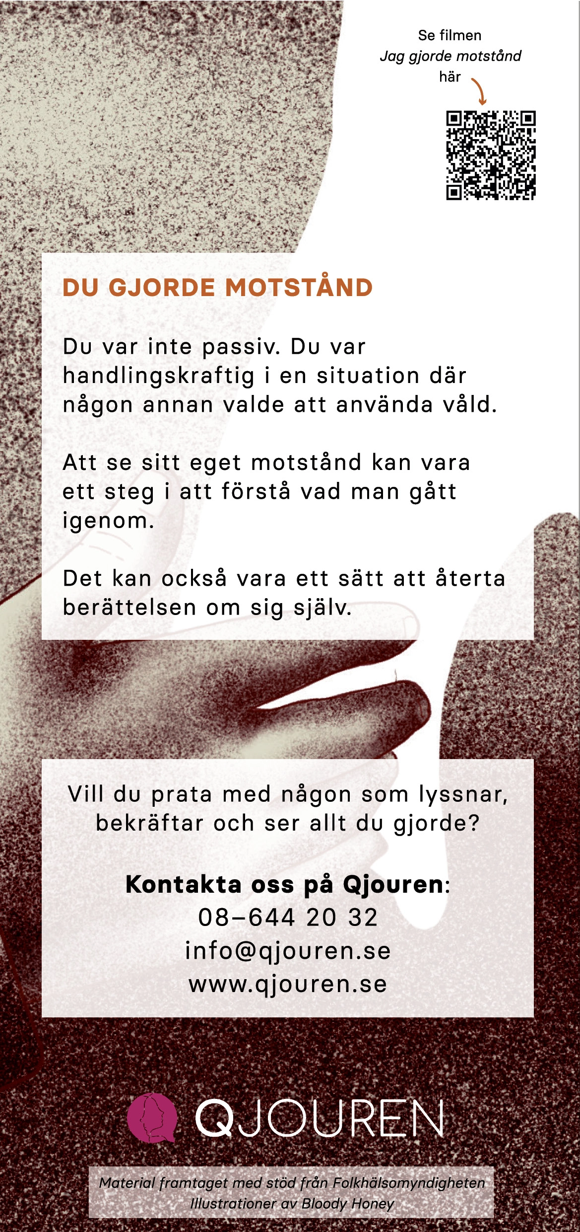 Du gjorde motstånd